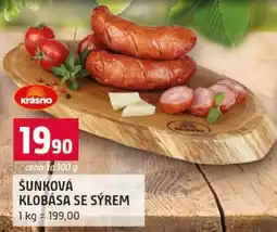 Terno Krasno šunková klobása se sýrem nabídka