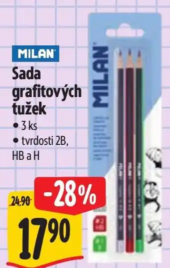 Albert Milan sada grafitových tužek nabídka