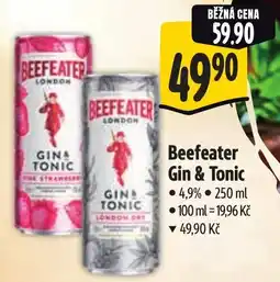 Albert Beefeater Gin & Tonic nabídka