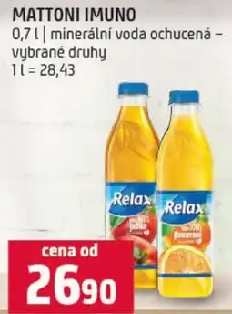 Terno Relax minerální voda ochucená nabídka