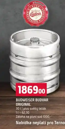 Terno Budweiser Budvar Original nabídka