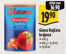 Albert Giana rajčata krájená nabídka
