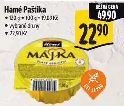 Albert Hamé Paštika nabídka
