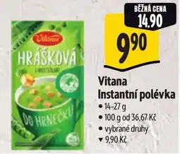 Albert Vitana instantní polévka nabídka