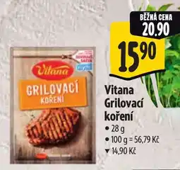Albert Vitana Grilovací koření nabídka