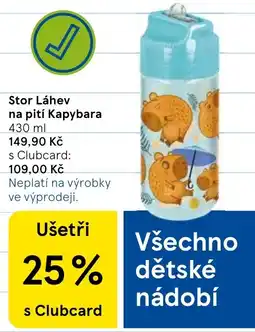 Tesco Stor Láhev na pití Kapýbara nabídka