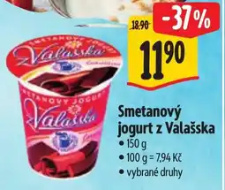 Albert Valasska smetanovy jogurt nabídka