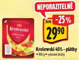 Albert Krolewski 45% - plátky nabídka