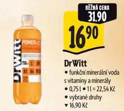 Albert DrWitt funkční minerální voda s vitaminy a minerály nabídka