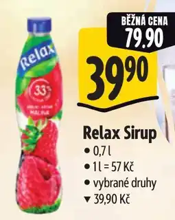 Albert Relax Sirup nabídka