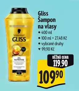 Albert Gliss šampon na vlasy nabídka