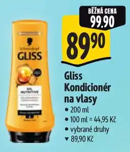 Albert Gliss kondicionér na vlasy nabídka