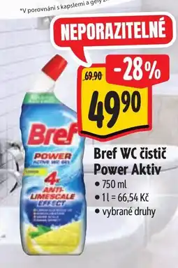 Albert Bref WC čistič Power Aktiv nabídka