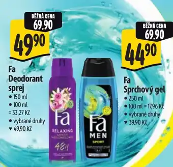 Albert Fa deodorant sprej nabídka