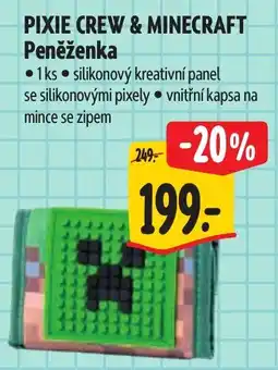 Albert Pixie Crew & Minecraft Peněženka nabídka