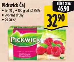 Albert Pickwick čaj nabídka