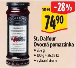 Albert St. Dalfour Ovocná pomazánka nabídka