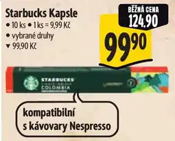 Albert Starbucks Kapsle nabídka