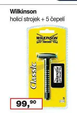 Wilkinson holicí strojek + 5 čepelí
