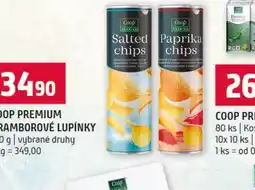 Terno Coop premium bramborové lupínky nabídka