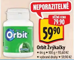 Albert Orbit Žvýkačky nabídka