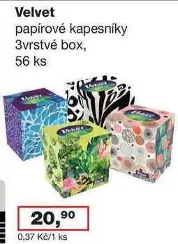 Ráj drogerie Velvet 56 ks nabídka