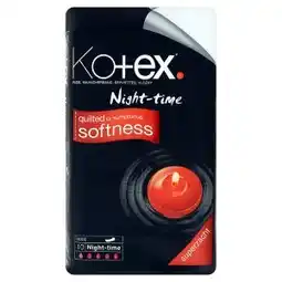 Ráj drogerie Kotex Night-time vložky 10 ks nabídka