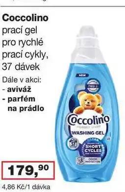 Ráj drogerie Coccolino 37 dávek nabídka