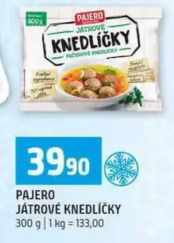 Terno PAJERO JÁTROVÉ KNEDLÍČKY nabídka