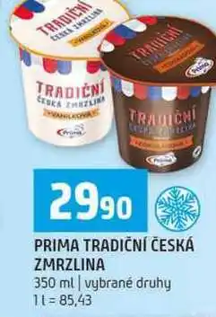 Terno PRIMA TRADIČNÍ ČESKÁ ZMRZLINA 350 ml vybrané druhy nabídka