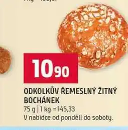 Terno ODKOLKŮV ŘEMESLNÝ ŽITNÝ BOCHÁNEK nabídka