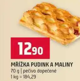 Terno MŘÍŽKA PUDINK A MALINY 70 g pečivo dopečené nabídka