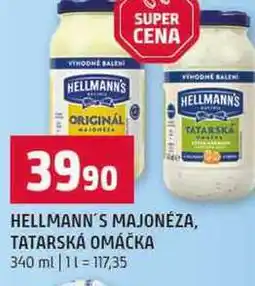 Terno HELLMANN'S MAJONÉZA, TATARSKÁ OMÁČKA nabídka