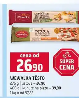 Terno WEWALKA TĚSTO 275 g listové 400 g kynuté na pizzu nabídka