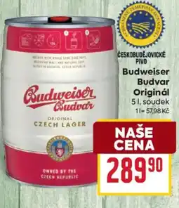 Billa Budweiser Budvar Original nabídka