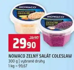 Terno NOWACO ZELNÝ SALÁT COLESLAW 300 g vybrané druhy nabídka