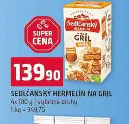 Terno SEDLČANSKÝ HERMELÍN NA GRIL 4x 100 g vybrané druhy nabídka