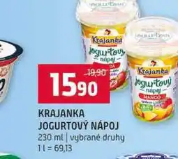 Terno KRAJANKA JOGURTOVÝ NÁPOJ 230 ml vybrané druhy nabídka