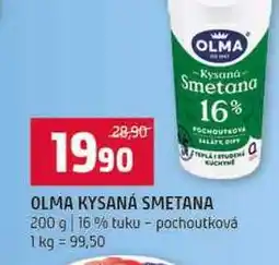 Terno OLMA KYSANA SMETANA 200 g 16 % tuku pochoutková nabídka