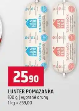 Terno LUNTER POMAZÁNKA 100 g vybrané druhy nabídka