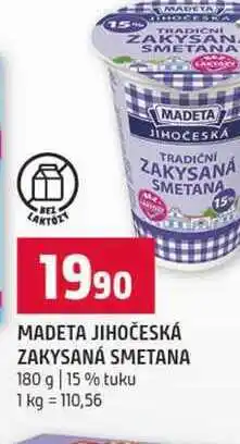 Terno MADETA JIHOČESKÁ ZAKYSANÁ SMETANA 180 g 15% tuku nabídka