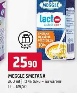 Terno MEGGLE SMETANA 200 ml 10% tuku na vaření nabídka