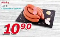 ESO MARKET Kostelecké uzeniny Párky nabídka