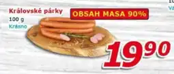 ESO MARKET Krásno královské párky nabídka
