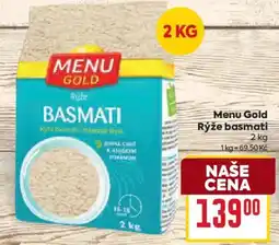 Billa Menu Gold Rýže basmati nabídka