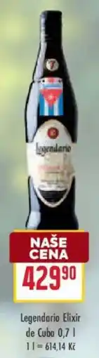 Billa Legendario Elixir de Cuba nabídka