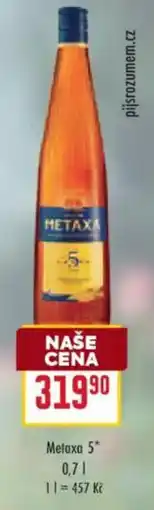 Billa Metaxa 5* nabídka