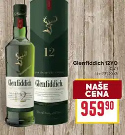 Billa Glenfiddich 12YO nabídka