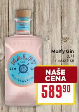 Billa Malfy Gin nabídka