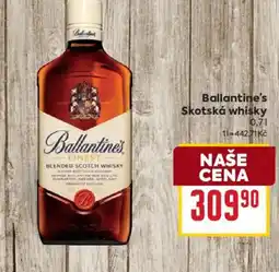 Billa Ballantine's skotská whisky nabídka